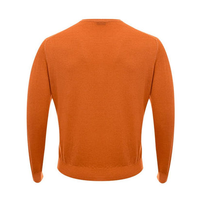 Gran Sasso Orange Wool Sweatshirt