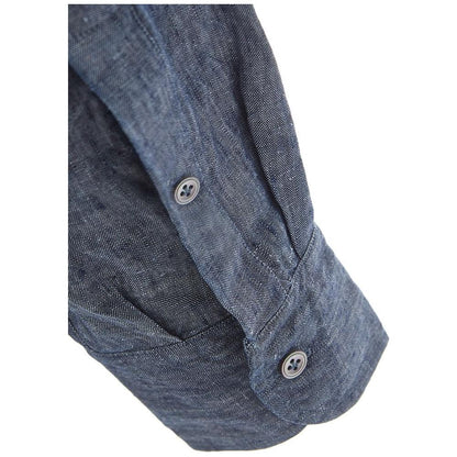 Lardini Blue Denim Shirt