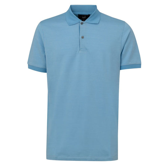 Dunhill Blue Cotton Polo Shirt