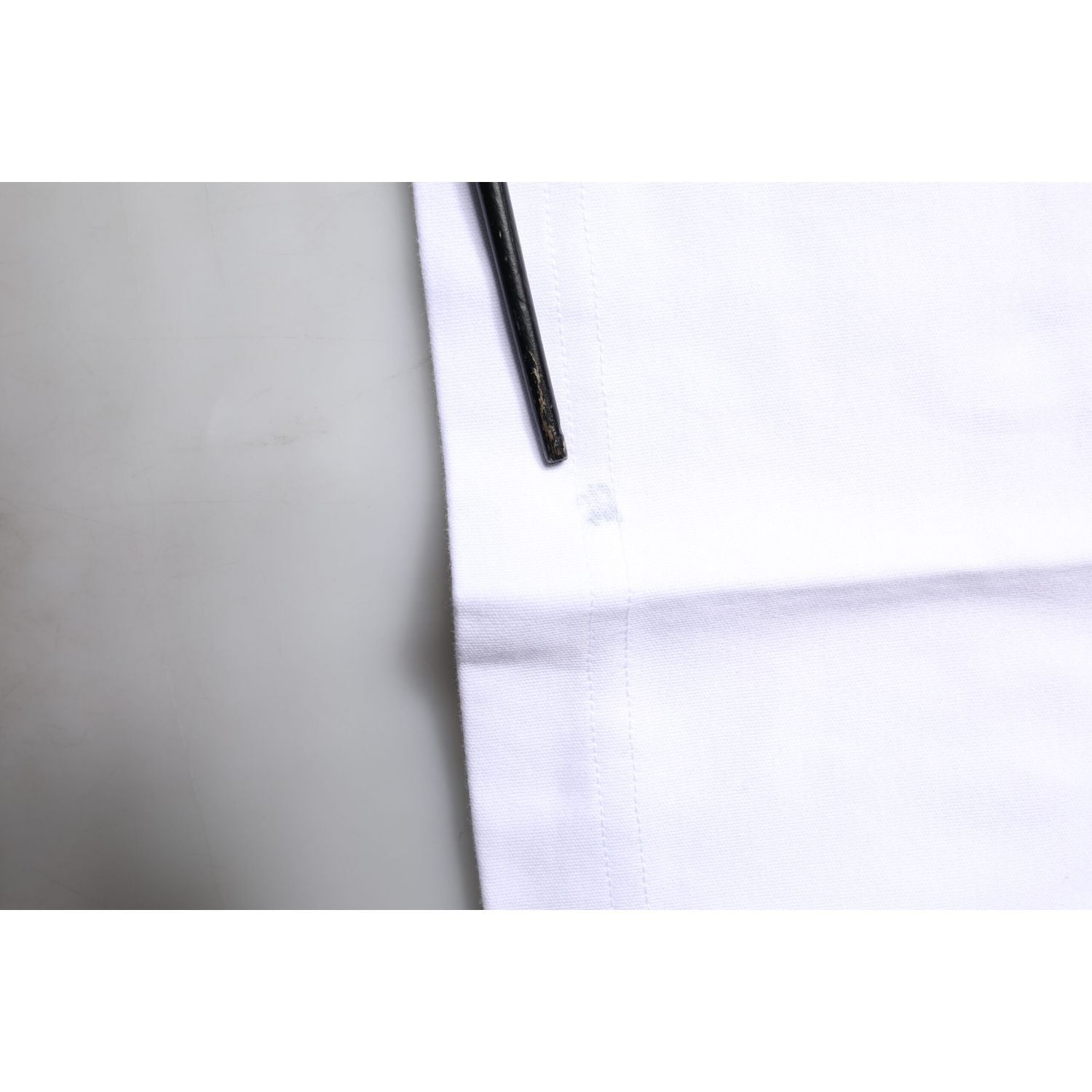 Dolce & Gabbana White Printed Cotton Crew Neck Tee T-shirt