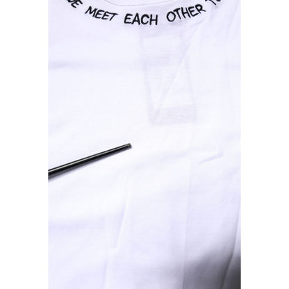 Dolce & Gabbana White Cotton Sleeveless Printed Tank T-shirt