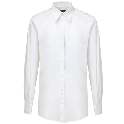 Dolce & Gabbana White Cotton Dress Shirt