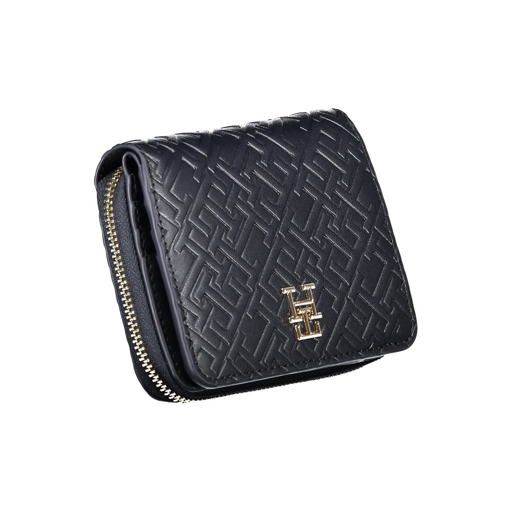 Tommy Hilfiger Blue Polyurethane Women Wallet