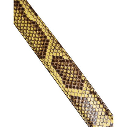 Dolce & Gabbana Yellow Exotic Leather Bag Shoulder Strap