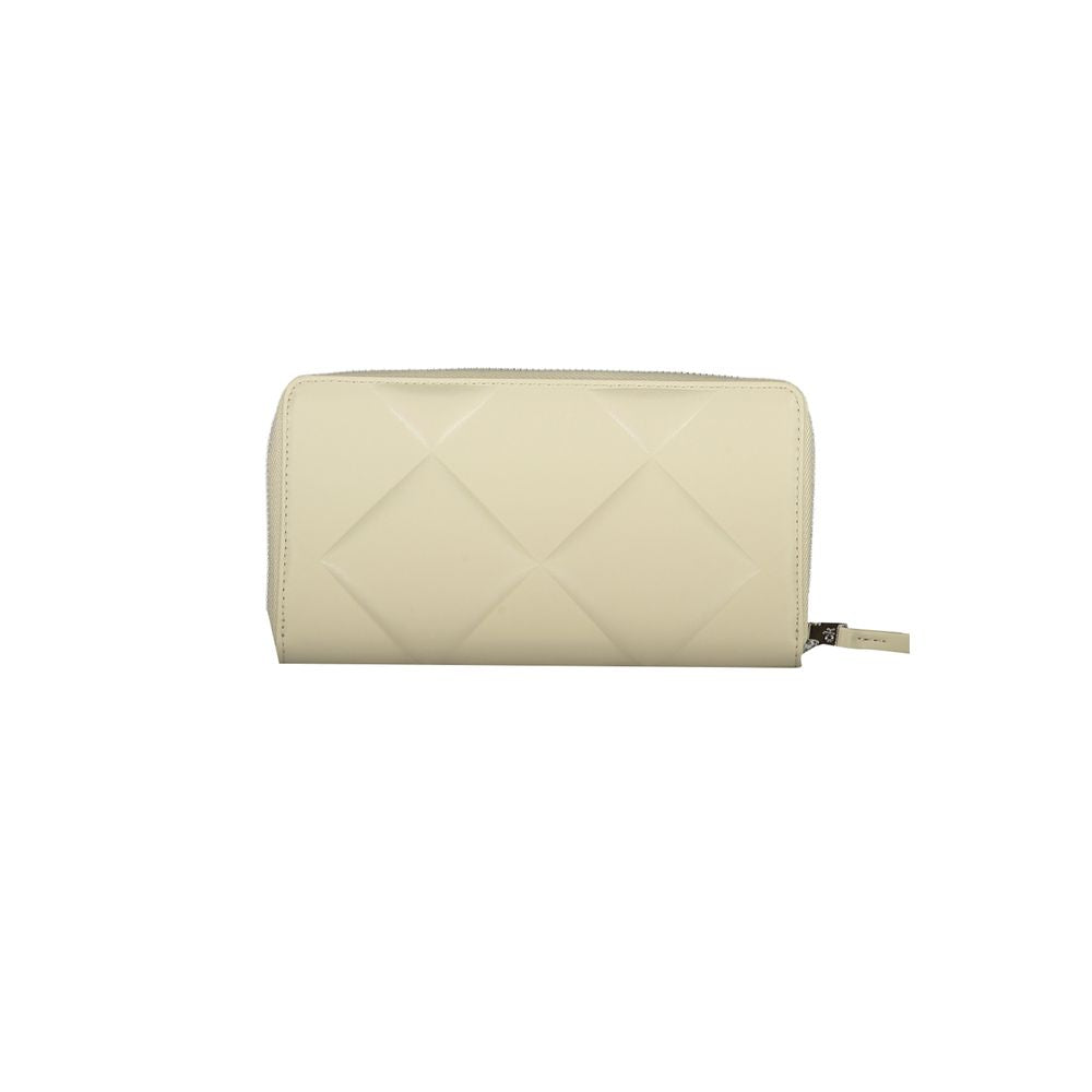 Calvin Klein Beige Polyester Woman Wallet