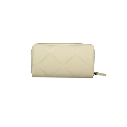 Calvin Klein Beige Polyester Woman Wallet