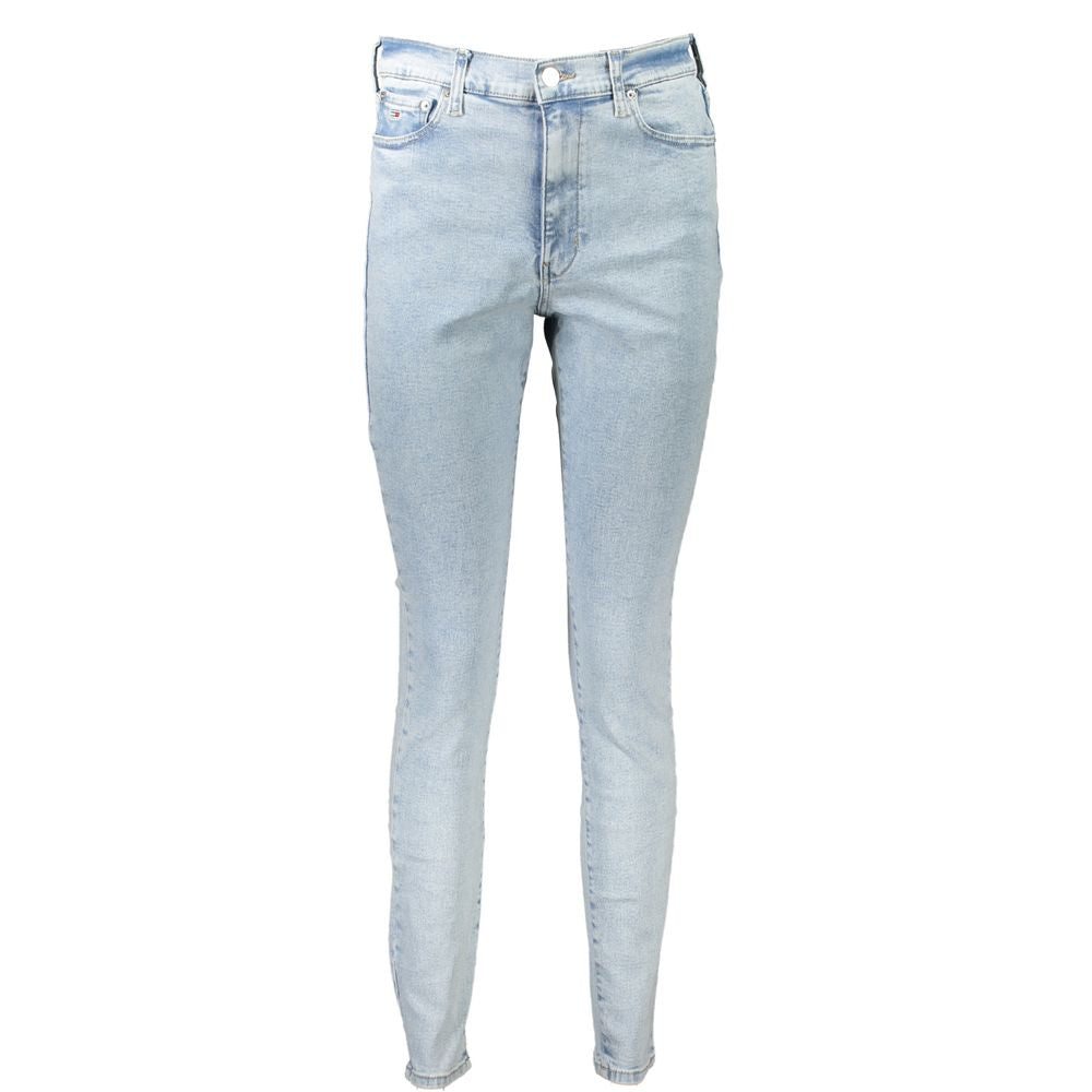 Tommy Hilfiger Blue Cotton Skinny Jeans