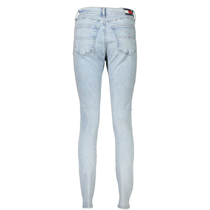 Tommy Hilfiger Blue Cotton Skinny Jeans