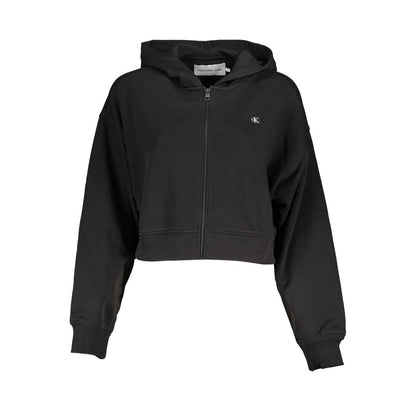 Calvin Klein Black Cotton Sweatshirt Calvin Klein