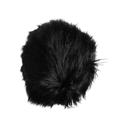 Dolce & Gabbana Black Faux Fur Bucket Hat