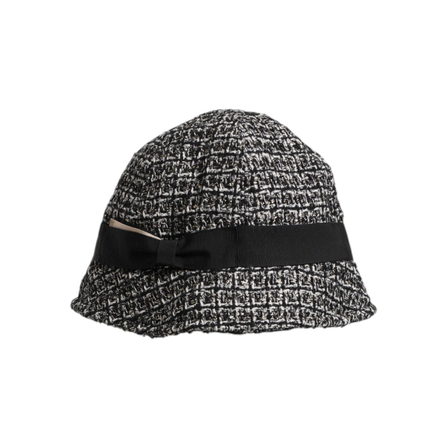 Dolce & Gabbana Black Cotton Blend Bucket Hat