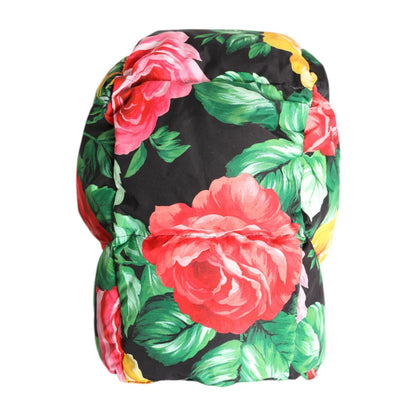 Dolce & Gabbana Multicolor Floral Print Whole Head Wrap Hat