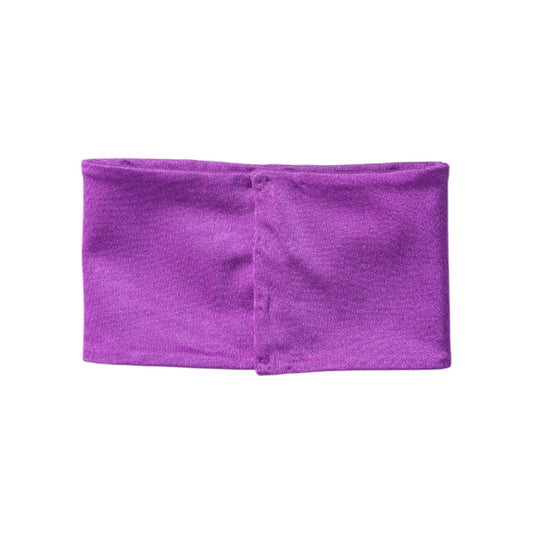 Dolce & Gabbana Purple Nylon Stretch Women Neck Warmer Scarf Dolce & Gabbana