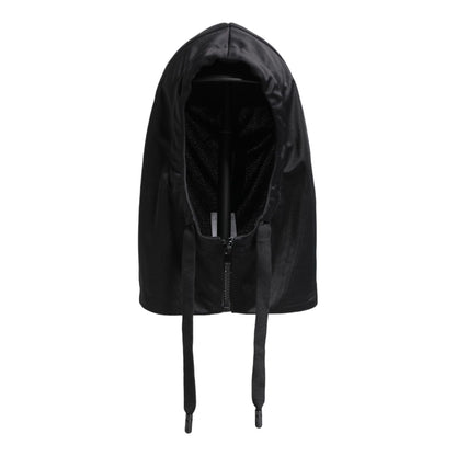 Dolce & Gabbana Black Polyester Whole Head Wrap Hat