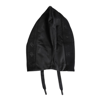 Dolce & Gabbana Black Polyester Whole Head Wrap Hat