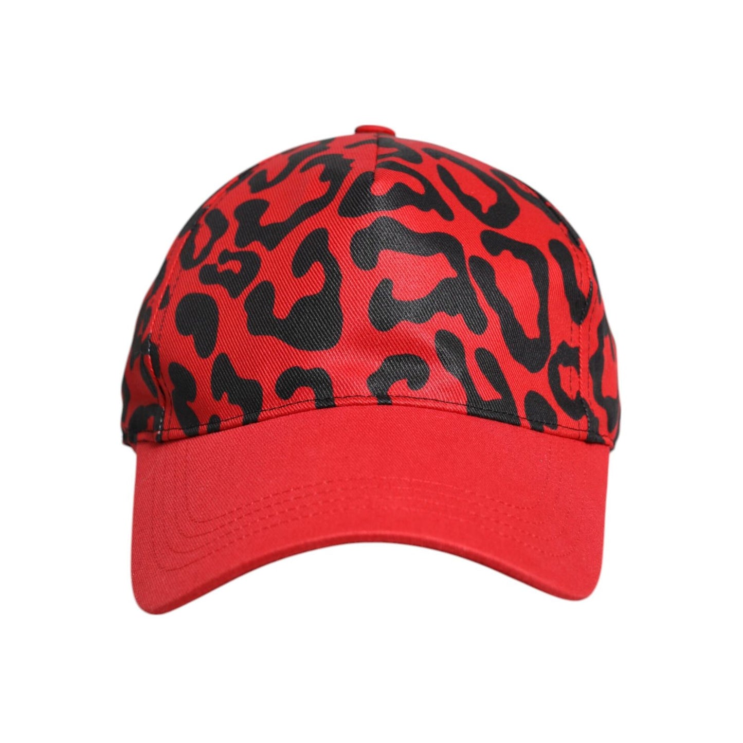 Dolce & Gabbana Red Cotton 6 Panels Women Baseball Cap Dolce & Gabbana