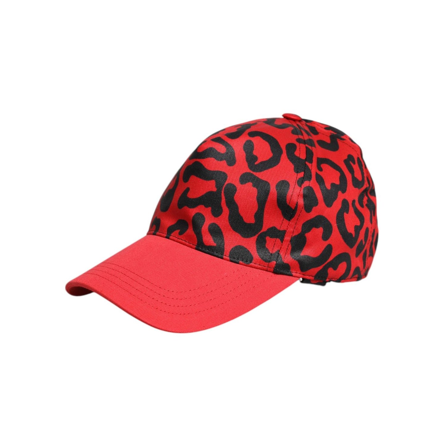 Dolce & Gabbana Red Cotton 6 Panels Women Baseball Cap Dolce & Gabbana