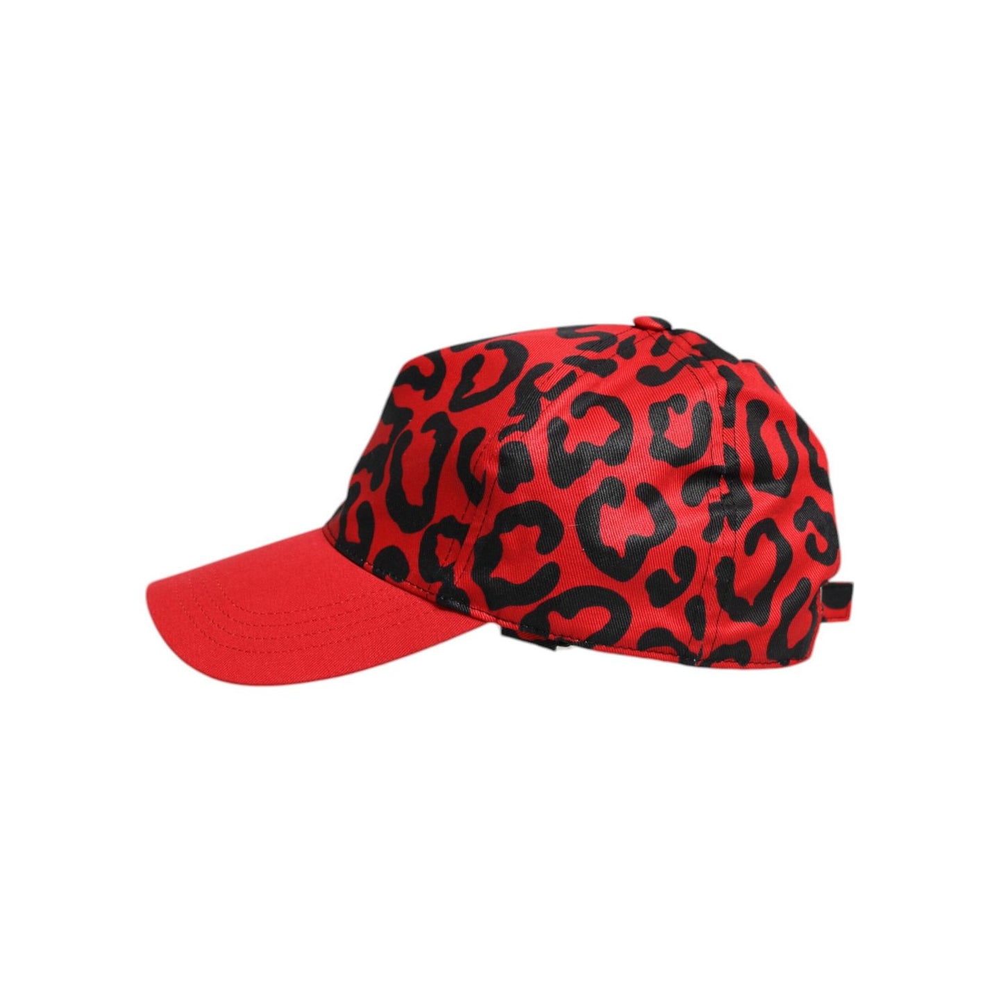 Dolce & Gabbana Red Cotton 6 Panels Women Baseball Cap Dolce & Gabbana