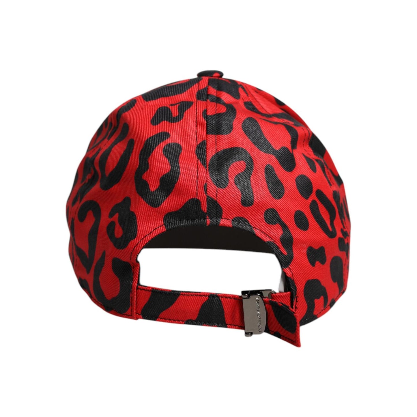 Dolce & Gabbana Red Cotton 6 Panels Women Baseball Cap Dolce & Gabbana