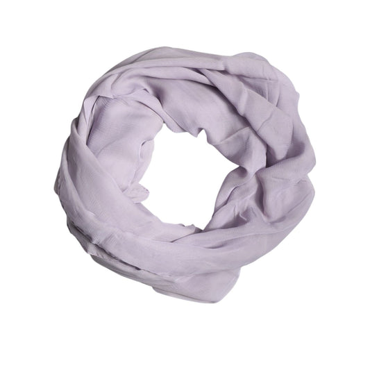 Dolce & Gabbana Purple Silk Rectangle Wrap Shawl Scarf Dolce & Gabbana