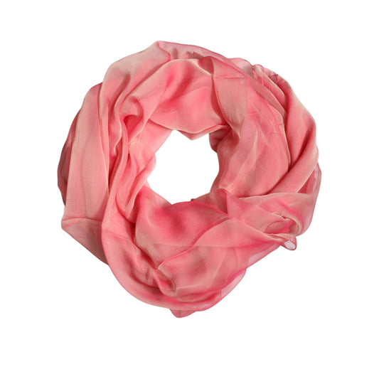 Dolce & Gabbana Pink Silk Rectangle Women Wrap Shawl Scarf Dolce & Gabbana