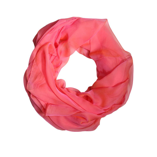 Dolce & Gabbana Pink Silk Rectangle Women Wrap Shawl Scarf Dolce & Gabbana