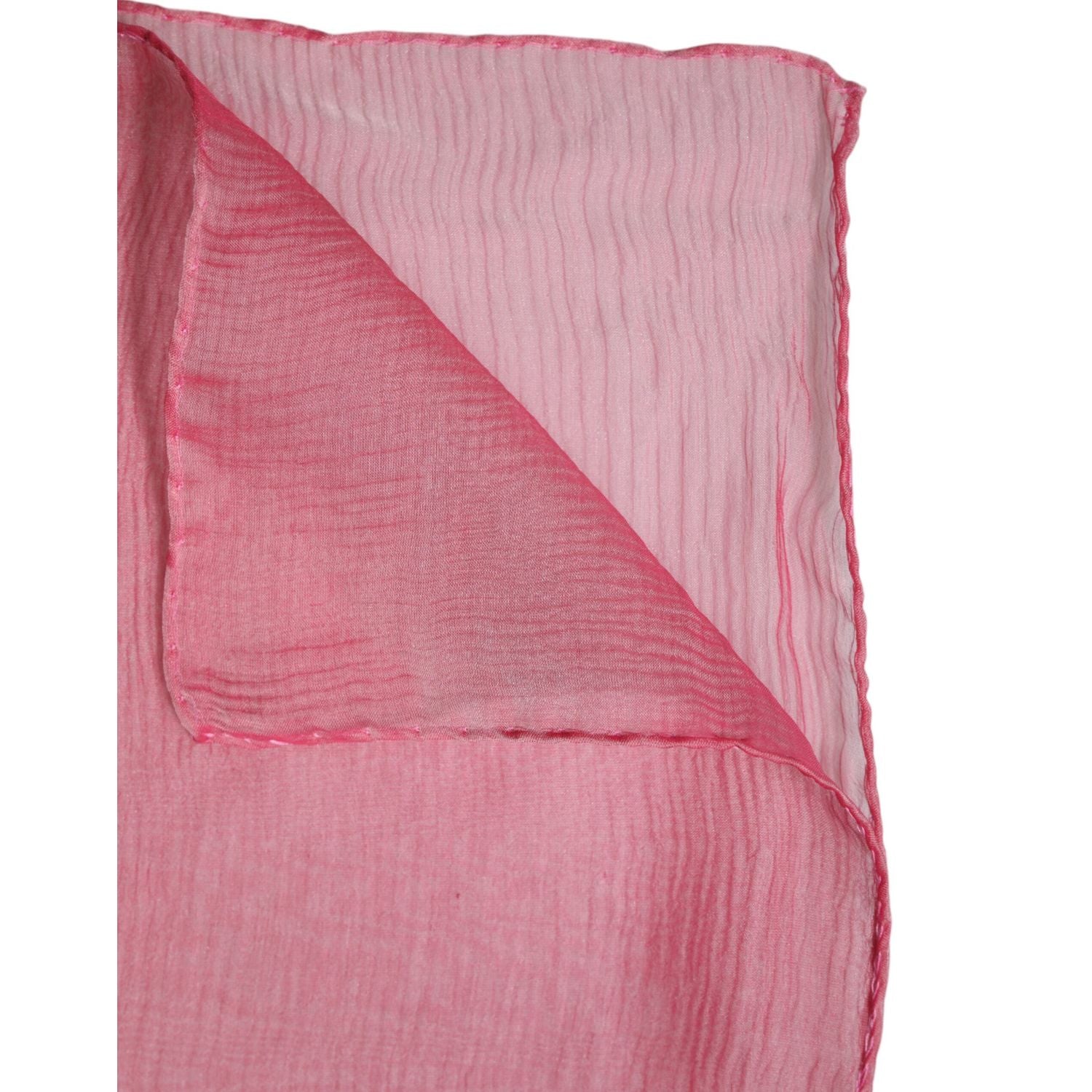 Dolce & Gabbana Pink Silk Rectangle Women Wrap Shawl Scarf