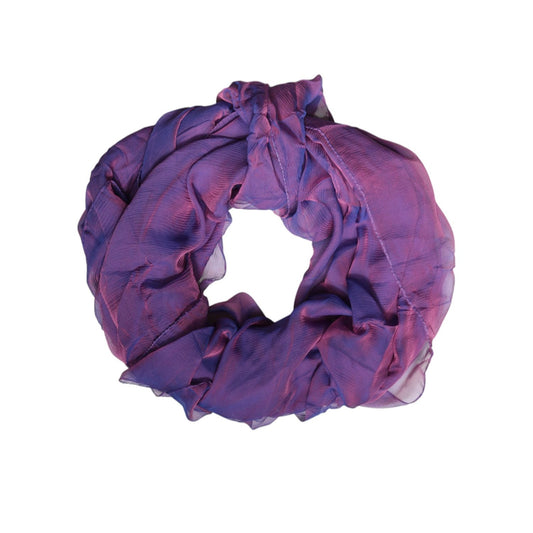 Dolce & Gabbana Purple Silk Rectangle Wrap Shawl Scarf Dolce & Gabbana