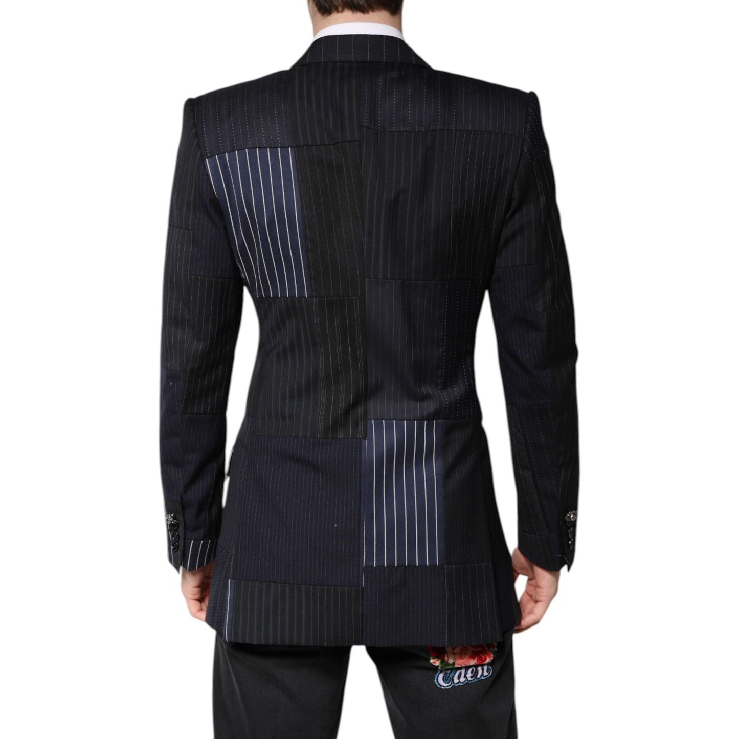 Dolce & Gabbana Multicolor Patchwork Jacket Coat Suit Blazer