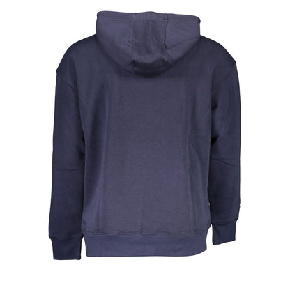 Tommy Hilfiger Blue Cotton Men's Sweatshirt Hoodie