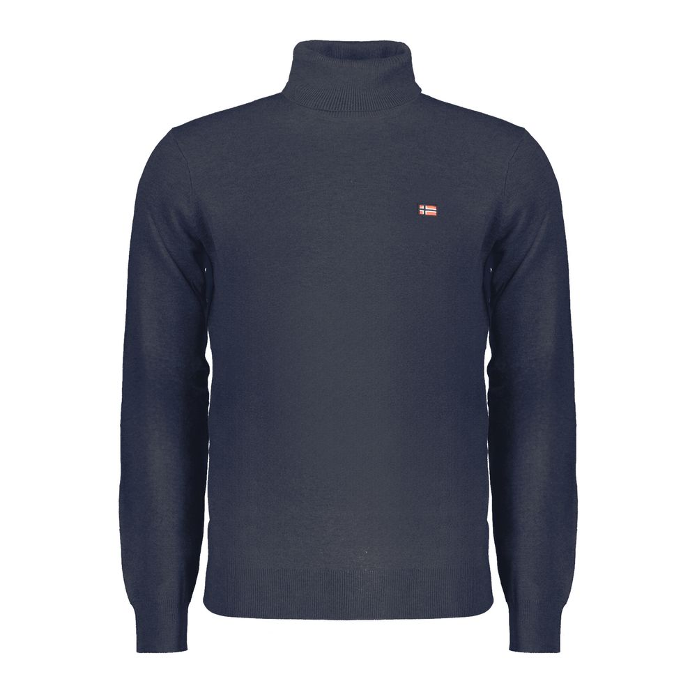 Norway 1963 Blue Polyester Turtleneck