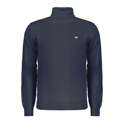Norway 1963 Blue Polyester Turtleneck