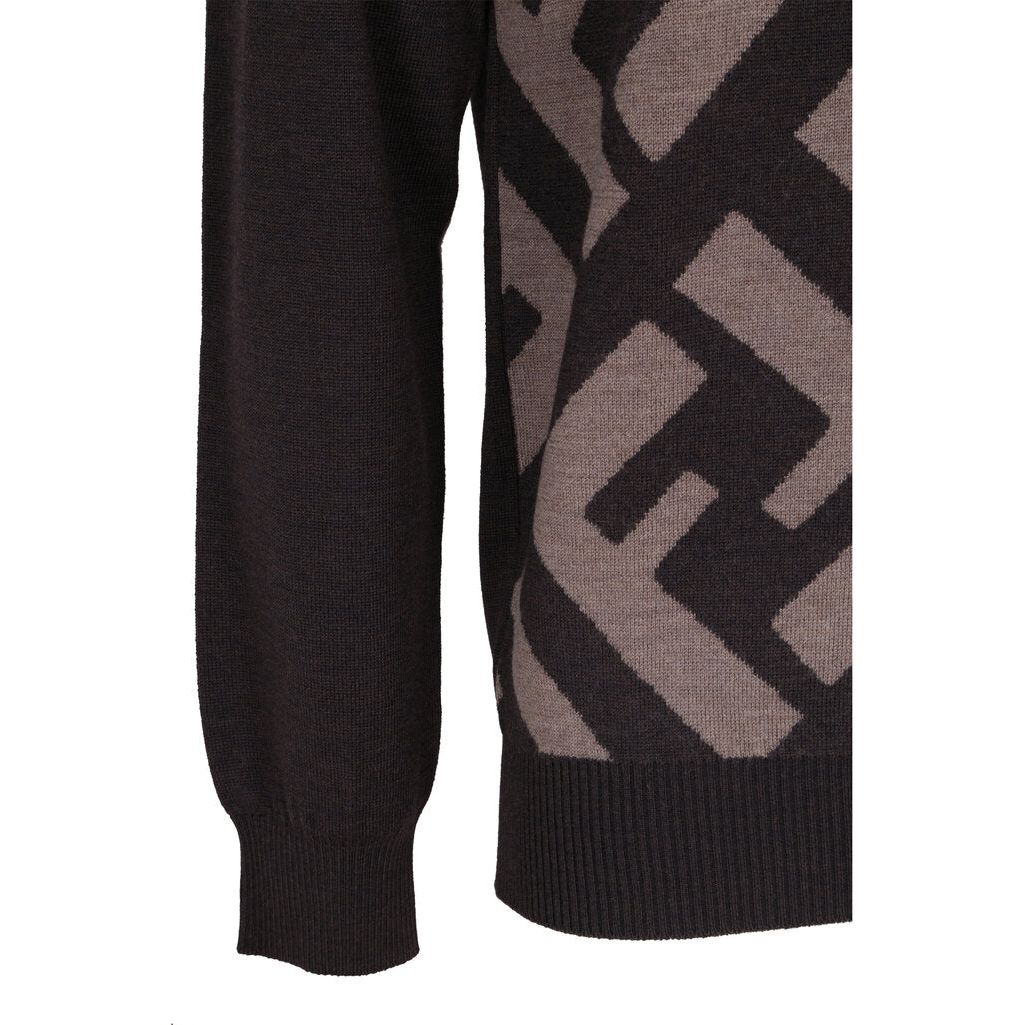 Fendi Elevate Your Style with Chic Wool Sweater elevate-your-style-with-chic-wool-sweater