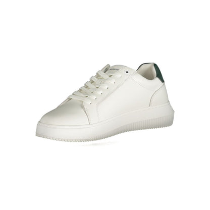 Calvin Klein White Leather Men's Sneaker