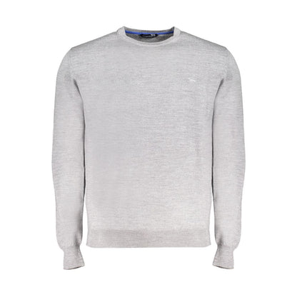 Harmont & Blaine Gray Wool Sweatshirt