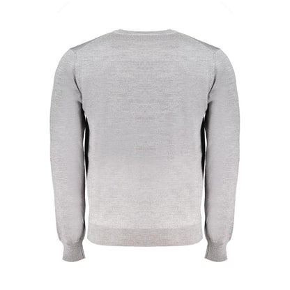 Harmont & Blaine Gray Wool Sweatshirt