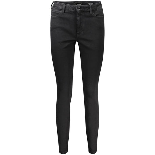 Guess Jeans Black Cotton Skinny Jeans