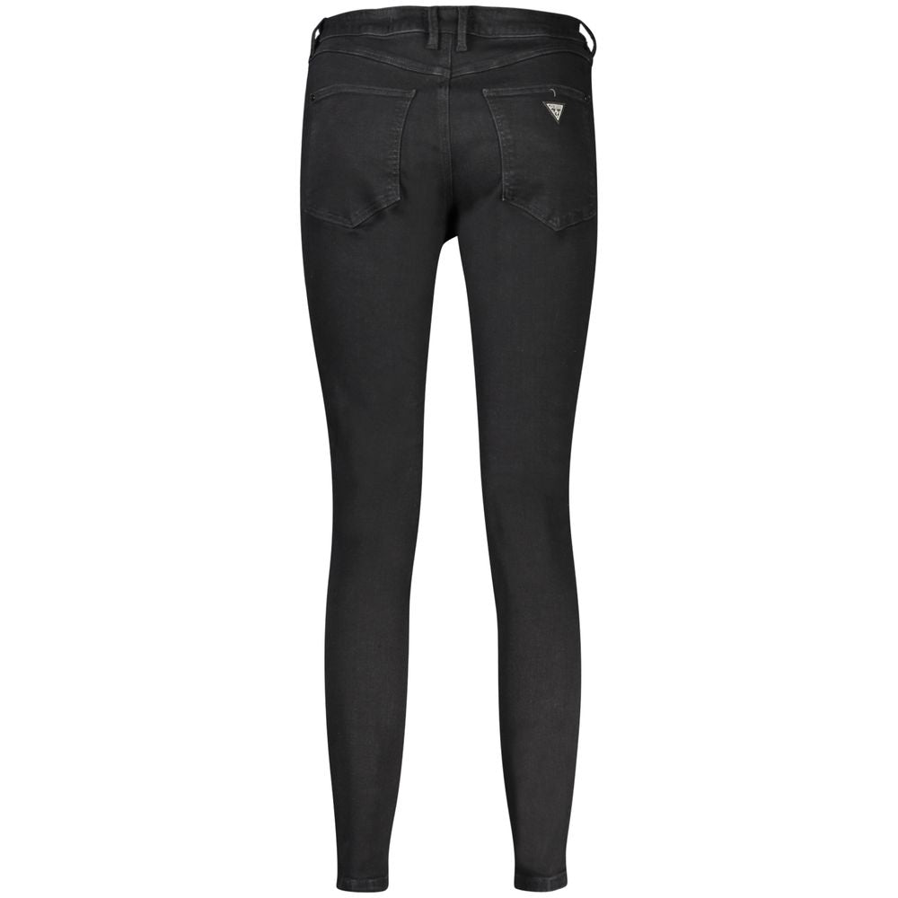Guess Jeans Black Cotton Skinny Jeans