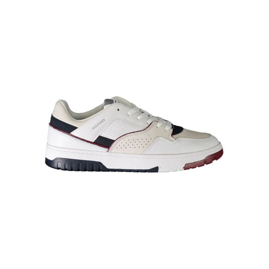 Tommy Hilfiger Bianco Polyurethane Men Sneaker