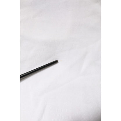 Dolce & Gabbana White Embossed Logo Hooded Sweatshirt Sweater