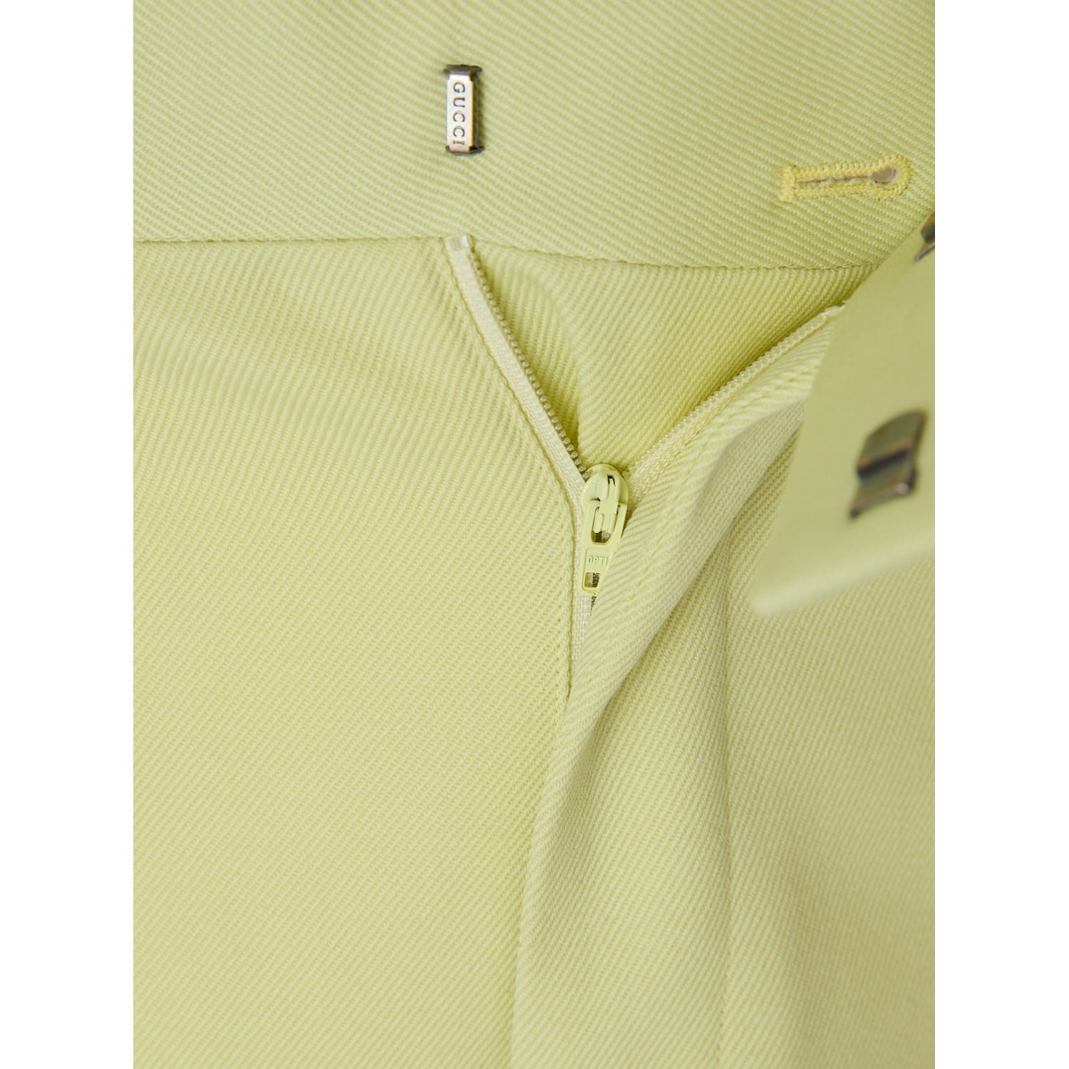 Gucci Lime Yellow Polyester Pants