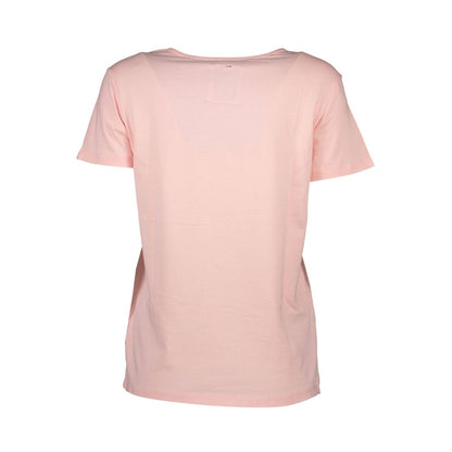 Silvian Heach Pink Cotton Women T-Shirt