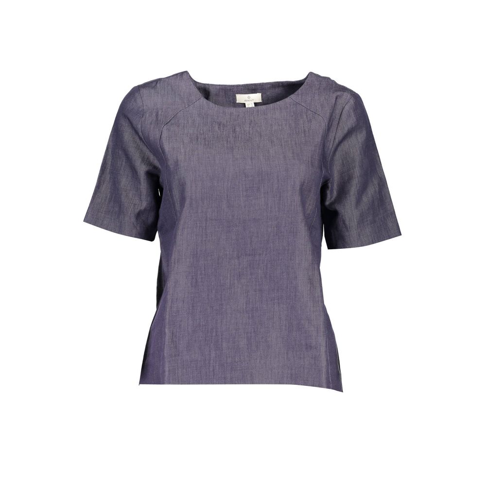 Gant Blue Cotton Women T-Shirt