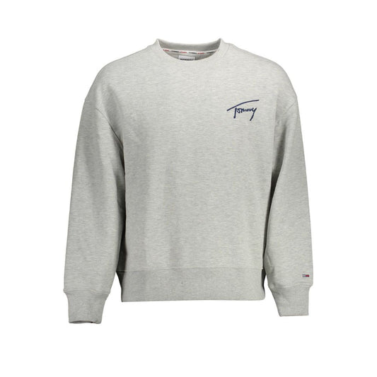 Tommy Hilfiger Gray Cotton Men Sweater