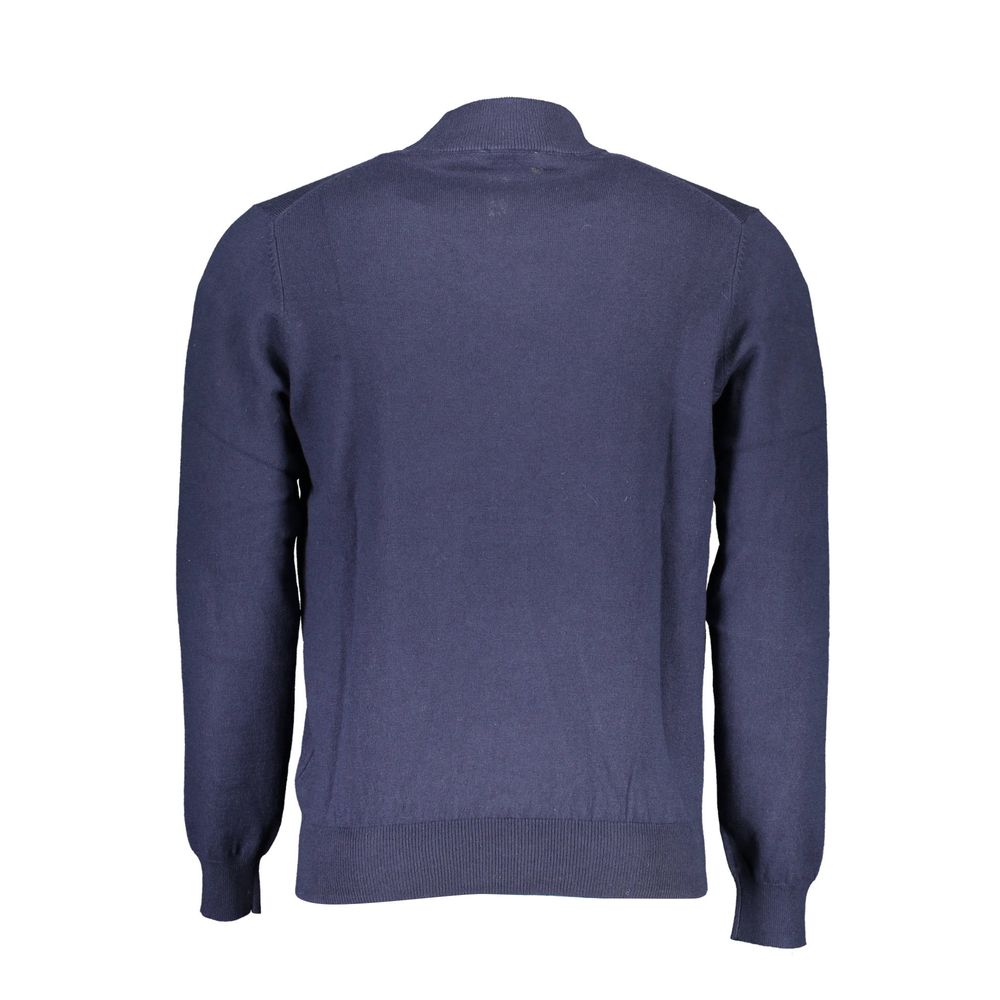 North Sails Blue Cotton Men Sweater