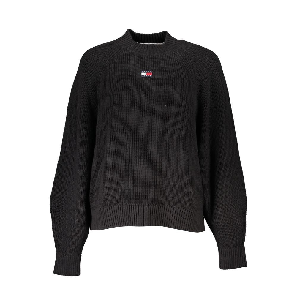 Tommy Hilfiger Black Cotton Women Sweater