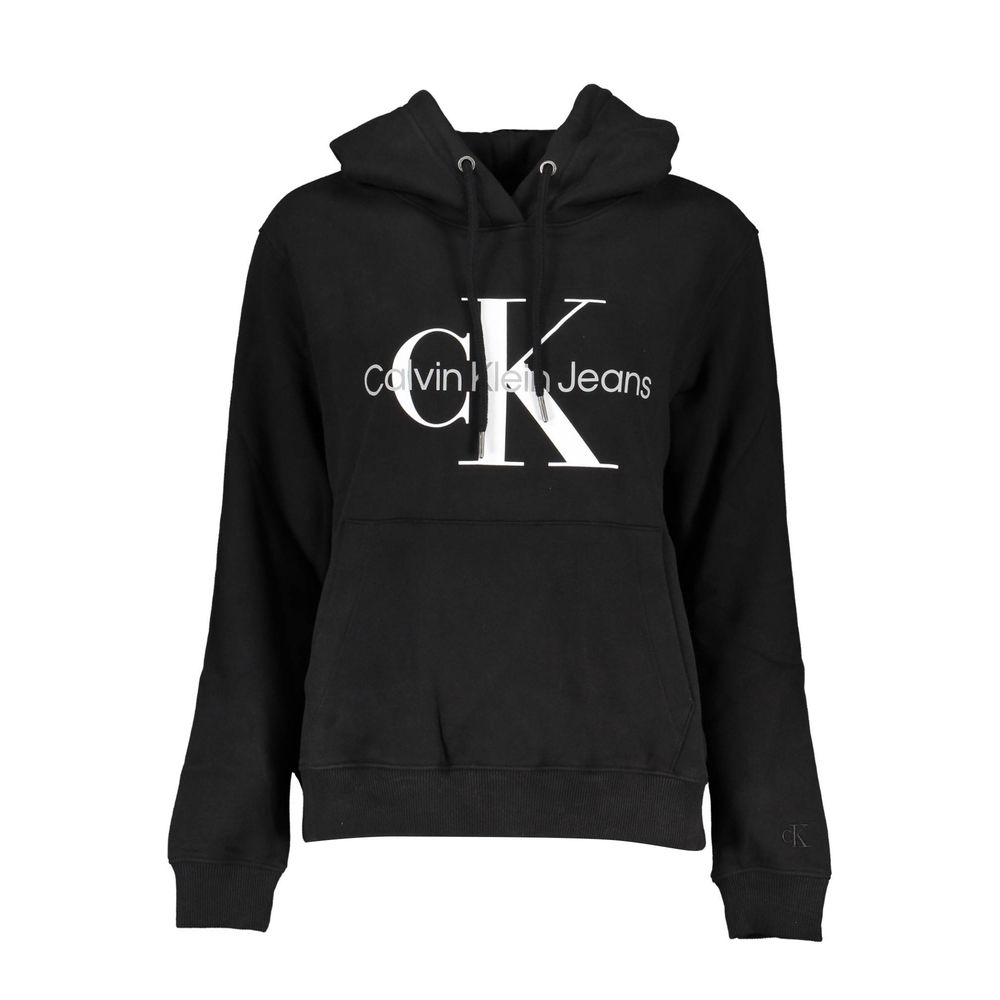 Calvin Klein Black Cotton Sweatshirt Calvin Klein