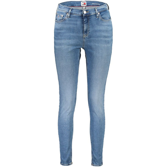 Tommy Hilfiger Blue Cotton Skinny Jeans