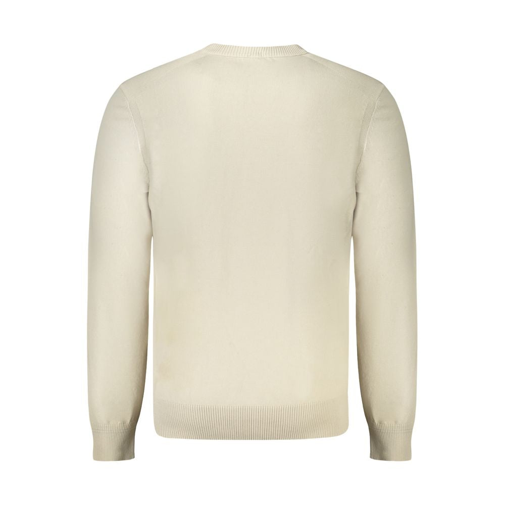 Hugo Boss Beige Cotton Men's Long Sleeve Shirt