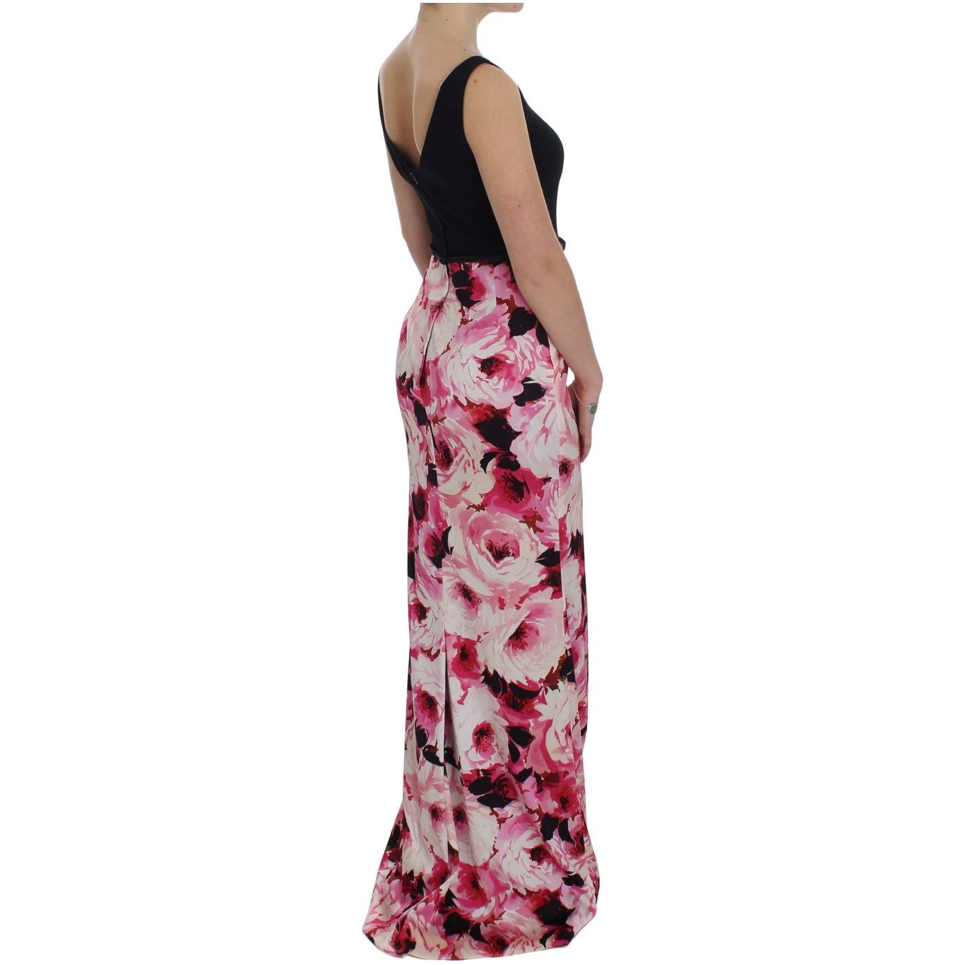 Dolce & Gabbana Floral Elegance Sheath Long Dress floral-elegance-sheath-long-dress